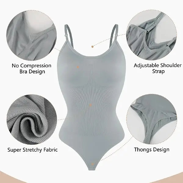 Valesco Sculpt™ Full Body Smoothing Bodysuit – Seamless Tummy, Waist & Breast Shaping