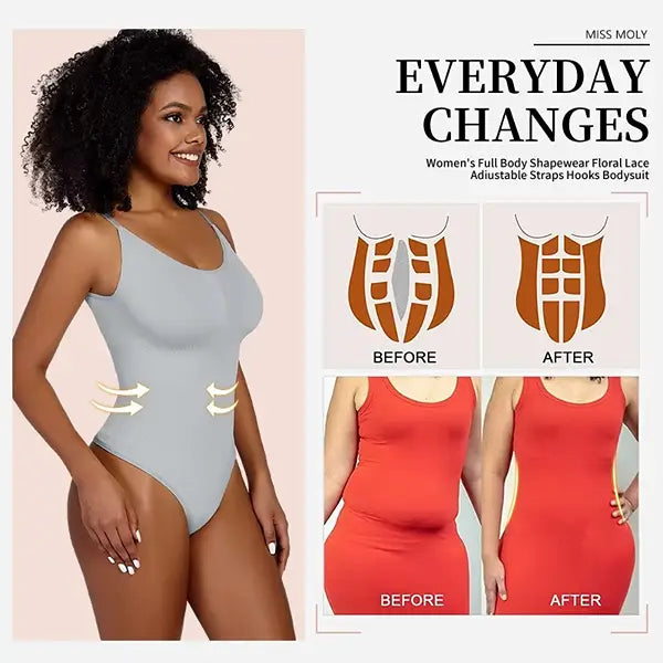 Valesco Sculpt™ Full Body Smoothing Bodysuit – Seamless Tummy, Waist & Breast Shaping