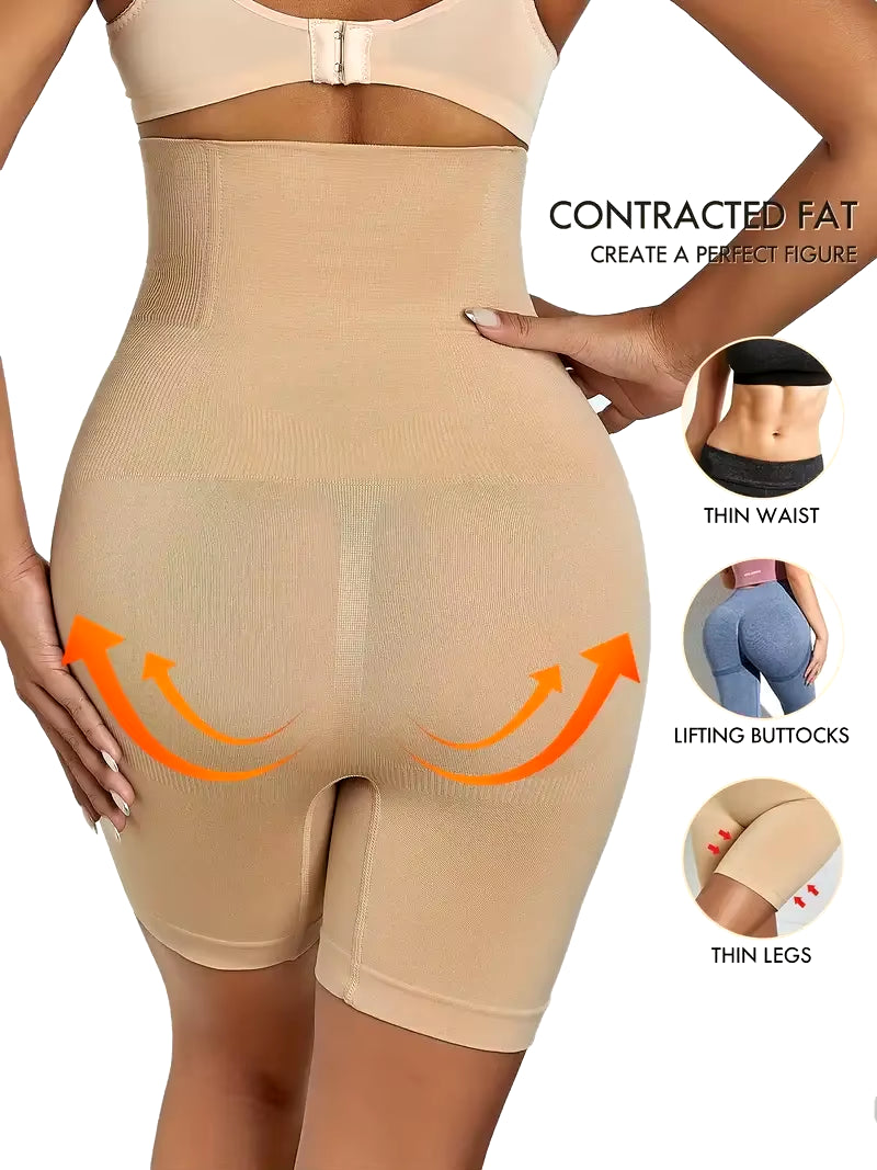 Hot High Waist Shaping Control Panties Boyshort Tummy Control Butt Lifting Slim Shorts Women'S Underwear Shapewear Body Shaper